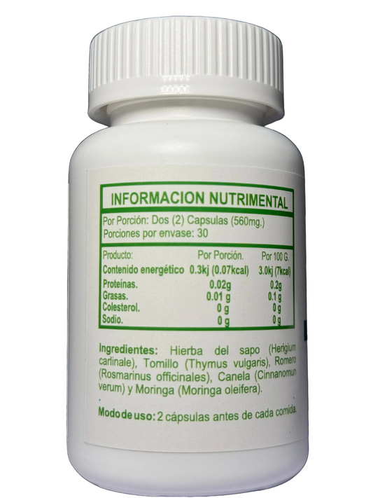 DBT - Suplemento Natural para el Bienestar Metabólico (60 cápsulas)