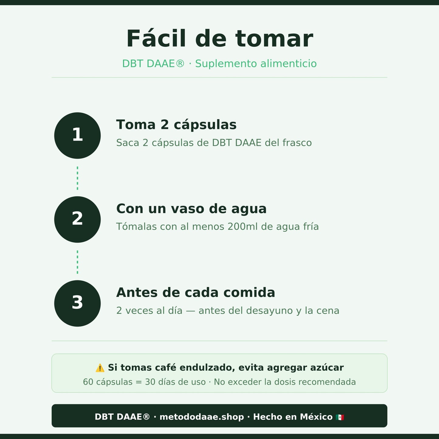 DBT - Suplemento Natural para el Bienestar Metabólico (60 cápsulas)