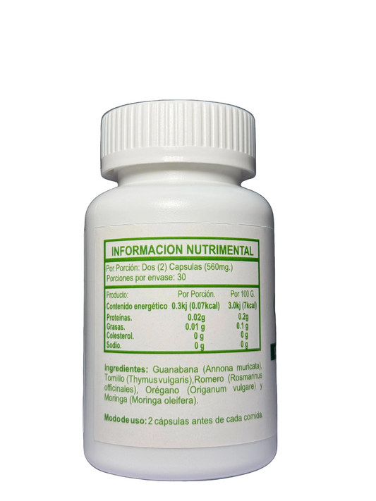 CerCan - Suplemento Natural de Apoyo Nutricional e Integral (60 cápsulas)