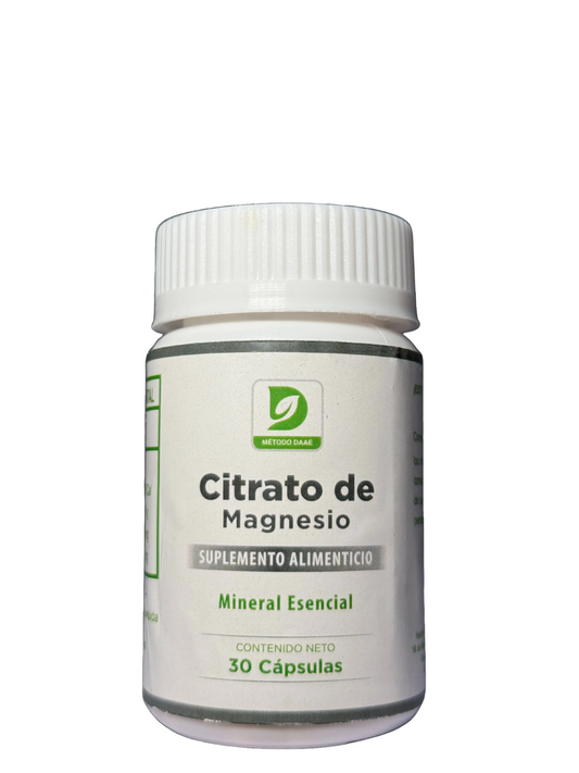 Citrato De Magnesio 30 Cápsulas